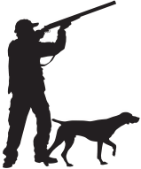 dove hunter and bird dog